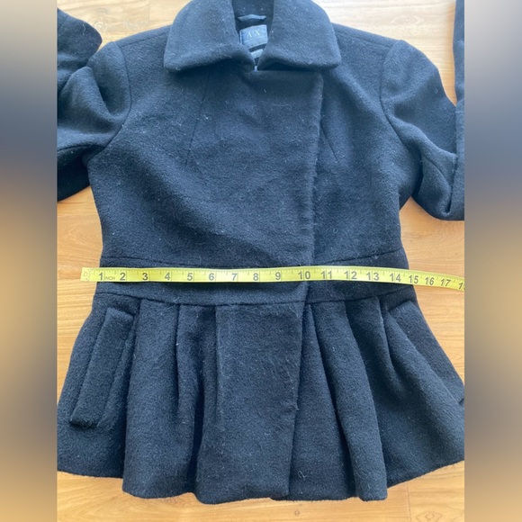 ARMANI Black Women's Wool Lined Jacket Size S - Picture 7 of 8